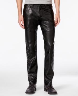Inc International Concepts Men's Slim-fit Faux Leather Pants, Only At Macy's