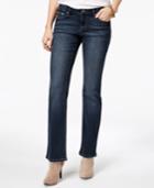 Earl Jeans Juniors' Embellished-pocket Flare-leg Jeans