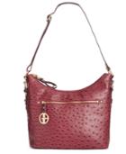 Giani Bernini Ostrich Printed Hobo, Only At Macy's