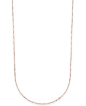 Giani Bernini Snake Chain Necklace In 18k Rose Gold-plated Sterling Silver, Created For Macy's