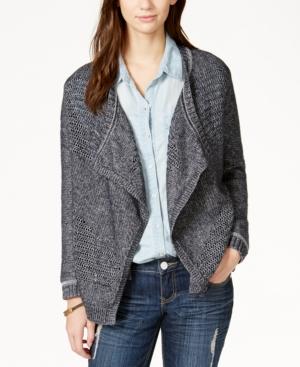 Lucky Brand Mixed-stitch Flyaway Cardigan