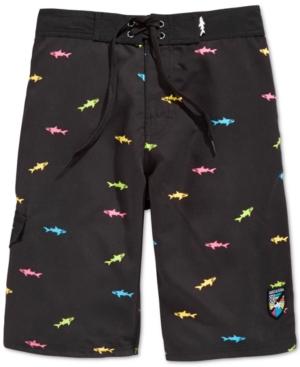 Maui And Sons Men's Straight Shark Board Shorts
