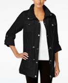 Style & Co. Hooded Anorak Jacket, Only At Macy's