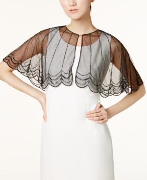 Inc International Concepts Beaded Scalloped Capelet, Created For Macy's