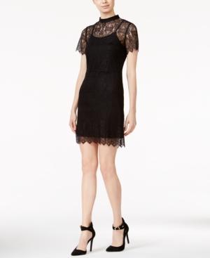 Kensie Short-sleeve Lace Dress