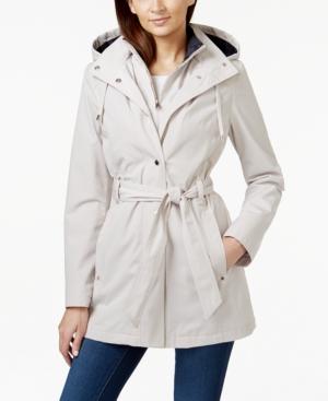 Nautica Layered Active Hooded Raincoat
