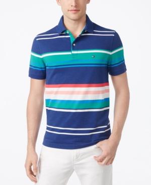 Tommy Hilfiger Men's Custom-fit Carlsbad Stripe Polo