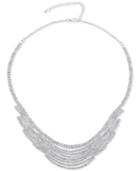 Say Yes To The Prom Silver-tone Pave Statement Necklace, A Macy's Exclusive Style
