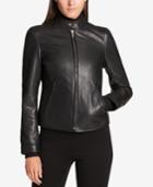 Dkny Plus Size Leather Jacket
