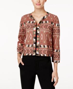 Cupio By Cable & Gauge Printed Cardigan