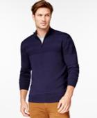 Cutter & Buck Men's Big And Tall Douglas Quarter-zip Pullover Sweater