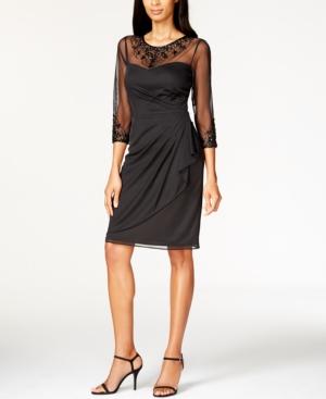Patra Matte Chiffon Beaded Dress