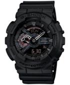 G-shock Men's Analog-digital Black Resin Strap Watch 55x52mm Ga110mb-1a