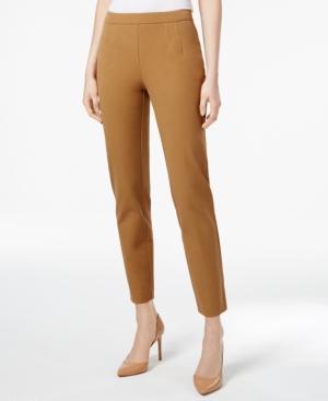 Charter Club Slim-leg Tummy-control Ankle Pants, Created For Macy's