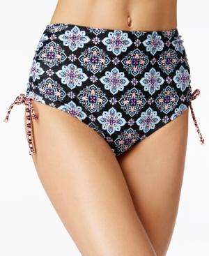 Hula Honey Gypsy Deco Print High-waist Bikini Bottoms Women's Swimsuit