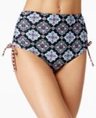 Hula Honey Gypsy Deco Print High-waist Bikini Bottoms Women's Swimsuit