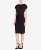 Catherine Catherine Malandrino Char Cotton Tie-front Dress