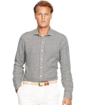 Polo Ralph Lauren Gingham Linen Estate Shirt