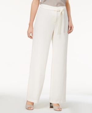 Alfani Tie-front Wide-leg Pants, Created For Macy's
