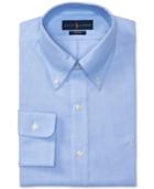 Polo Ralph Lauren Men's Regular Fit Non-iron Blue Solid Dress Shirt
