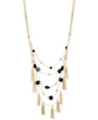 M. Haskell For Inc Gold-tone Bead And Shaky Stick Multi-layer Necklace, Only At Macy's
