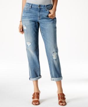 Tommy Hilfiger Ripped Medium Wash Boyfriend Jeans