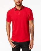 Inc International Concepts Men's Embroidered-collar Polo, Created For Macy's