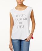 Rachel Rachel Roy Graphic Muscle T-shirt