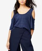 Rachel Rachel Roy Cold-shoulder Crop Top, Created For Macy's