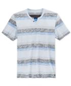 Inc International Concepts Men's Downtown Split-neck Striped T-shirt, Only At Macy's