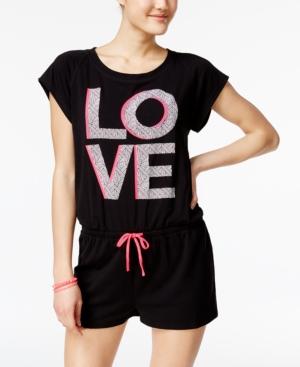 Material Girl Juniors' Active Graphic Romper
