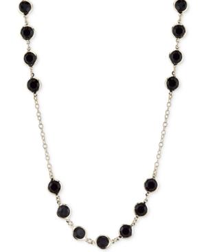 2028 Gold-tone Jet Stone Long Length Necklace, A Macy's Exclusive Style