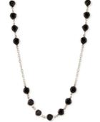 2028 Gold-tone Jet Stone Long Length Necklace, A Macy's Exclusive Style