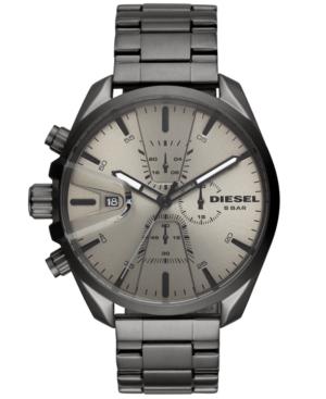 Diesel Men's Chronograph Ms9 Chrono Gunmetal Stainless Steel Bracelet Watch 47mm