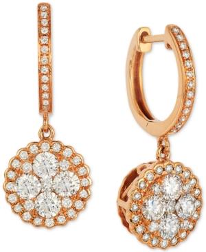 Le Vian Diamond Drop Earrings (9/10 Ct. T.w.) In 14k Rose Gold