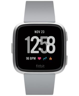 Fitbit Versa Gray Touchscreen Smart Watch 39mm