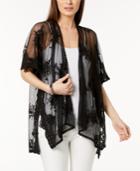 I.n.c. Embroidered Mesh Cape & Cover-up, Created For Macy's