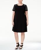 Calvin Klein Plus Size Stud-embellished Sheath Dress