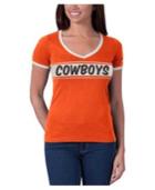 '47 Brand Women's Oklahoma State Cowboys Flyball Ringer T-shirt