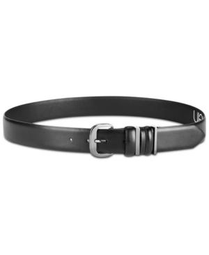 Calvin Klein Multi-loop Leather Belt