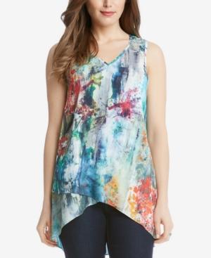 Karen Kane Printed High-low Tank Top