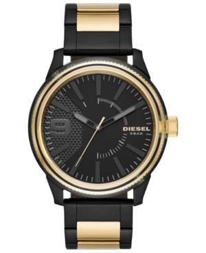 Diesel Men's Rasp Nsbb Two-tone Stainless Steel Bracelet Watch 46mm