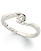 Sirena Diamond Ring, 14k White Gold Diamond Bridal Ring (1/8 Ct. T.w.)