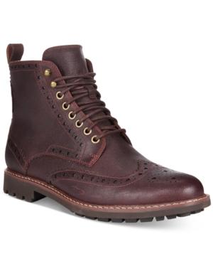 Clarks Men's Montacute Lord Wing-tip Boots Men's Shoes