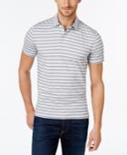 Tommy Hilfiger Men's Custom Fit Xander Jacquard Stripe Polo