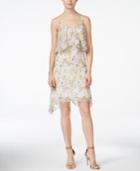 Bcbgeneration Sleeveless Floral-print Popover Dress
