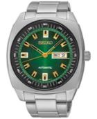 Seiko Men's Automatic Stainless Steel Bracelet Watch 44mm Snkm97
