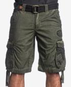Affliction Men's Rusted Template Cargo Shorts