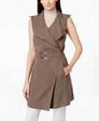 Inc International Concepts Belted Long Vest, Only At Macy's