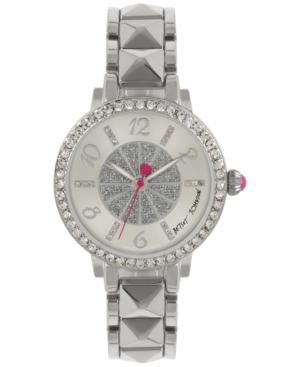 Betsey Johnson Women's Silver-tone Bracelet Watch 35mm Bj00617-01